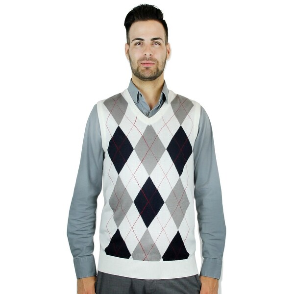 argyle sweater vest men