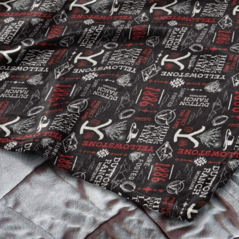 Yellowstone Holiday Silk Touch Throw Blanket