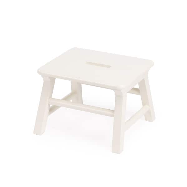 Classic White Step Stool