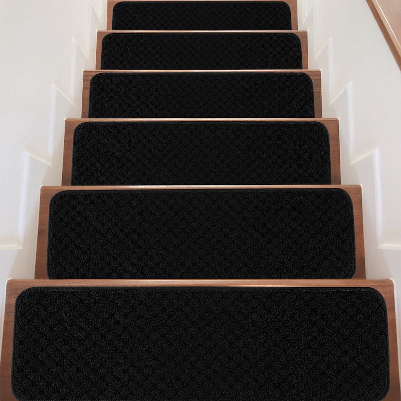 Beverly Rug Non Slip Stair Treads for Wooden Steps, 8''x26''