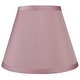 preview thumbnail 89 of 88, Hardback Faux Silk Conical Lamp Shade, 5 inch Top, 9 inch Bottom, 7 inch Slant Single - Pink Silk