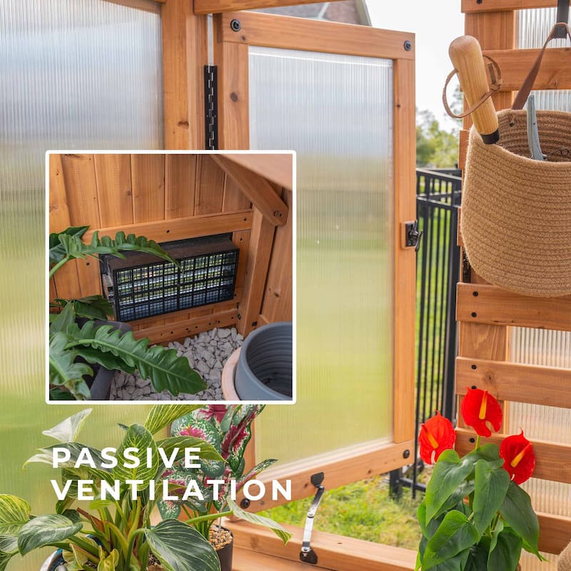 Backyard Discovery 9 x 6 Willow Greenhouse