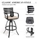 preview thumbnail 21 of 37, 3/5-Piece Outdoor Bar Stool Set Aluminum Swivel Bar Stools with Sunbrella Cushion
