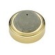 preview thumbnail 1 of 0, Baldwin 1-3/4 Inch Diameter Concave Wall Mounted Flush Bumper Lifetime Polished Brass