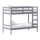 preview thumbnail 77 of 77, Walker Edison Simple Solid Wood Twin Over Twin Bunk Bed