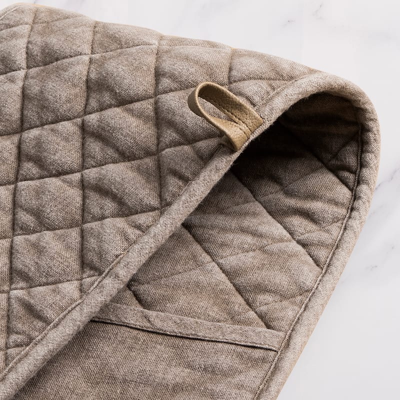 No. 918 Portina Stonewashed Cotton Quilted 1-Piece Double Oven Mitt