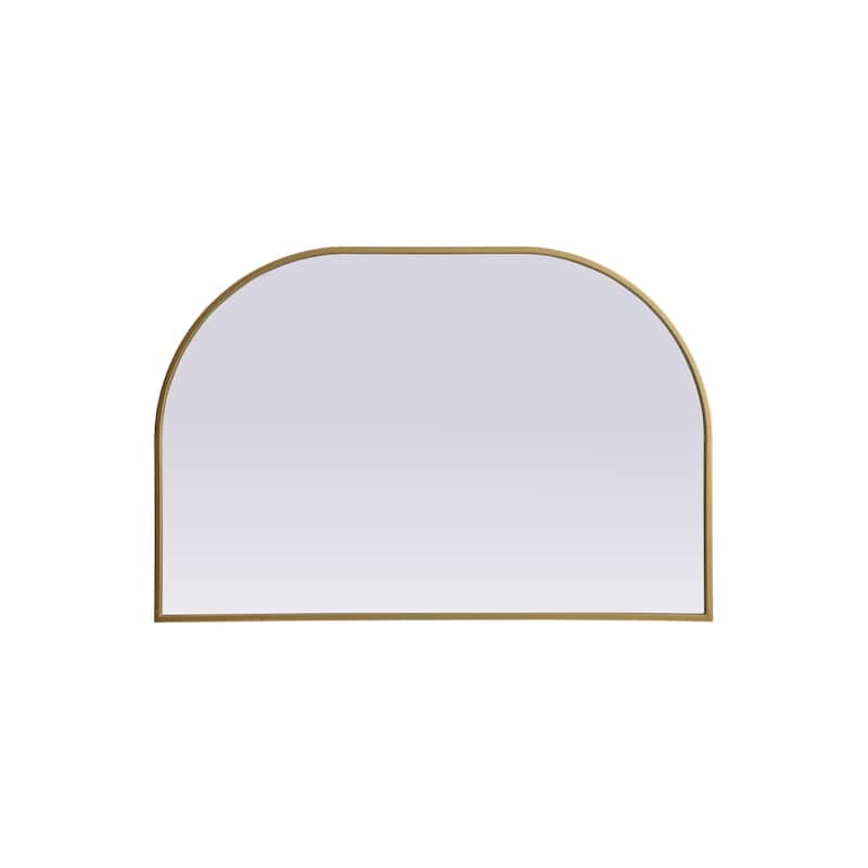 Elegant Lighting MR1B3624 Blaire 36" W x 24" H Modern Arched Bathroom - Brass