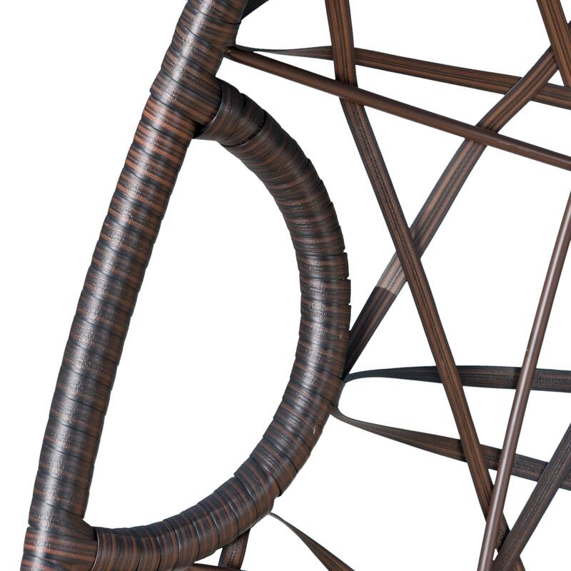 Cayuse Wicker Outdoor Hanging Egg Chair (Stand Not Included) by Christopher Knight Home