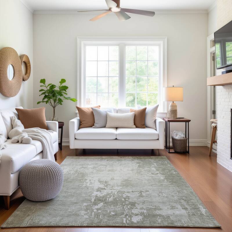Premium Washable Super Soft Abstract Solid Mayfield Rug