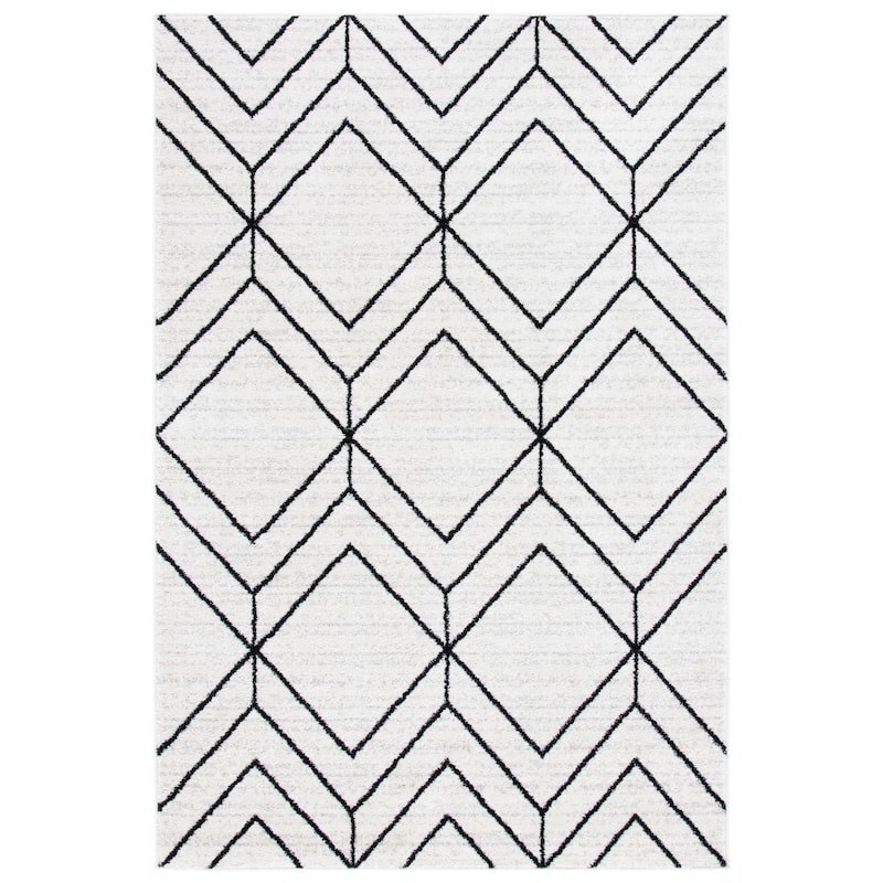 SAFAVIEH Adirondack Benilda Modern Geometric Rug - 2'6" x 4' - Ivory/Black
