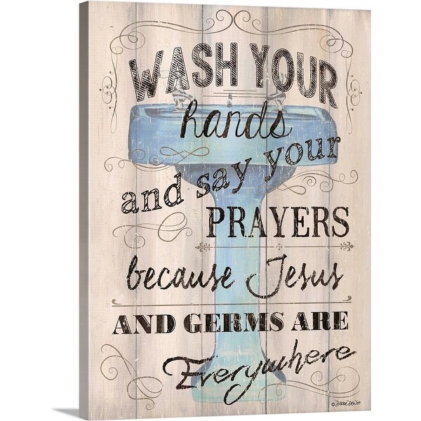 "Wash Your Hands" Canvas Wall Art