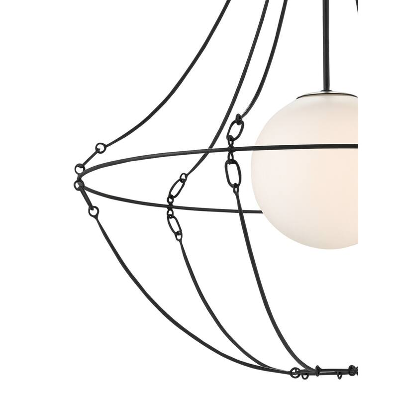 Currey & Company Stanleigh Bronze Pendant - 38"h x 28.5"dia