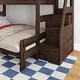 preview thumbnail 26 of 26, Max and Lily Modern Farmhouse Twin XL Over Queen Bunk Bed With Staircase