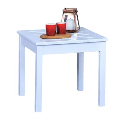 Cambridge Casual Dayton Square Wood Outdoor Side Table