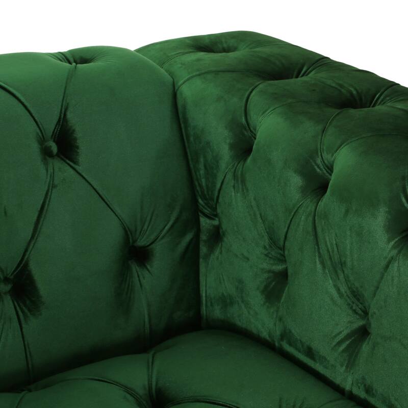 Sagewood Transitional Deeply Tufted Sofa by Christopher Knight Home