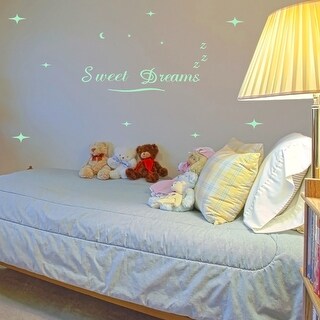 Walplus Glow In The Dark Wall Stickers Stars Sweet Dreams Room Decor