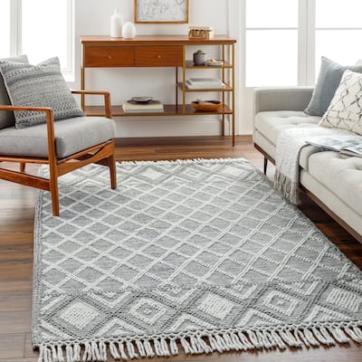 Livabliss Aadhya Handmade Indoor/ Outdoor Bohemian Area Rug
