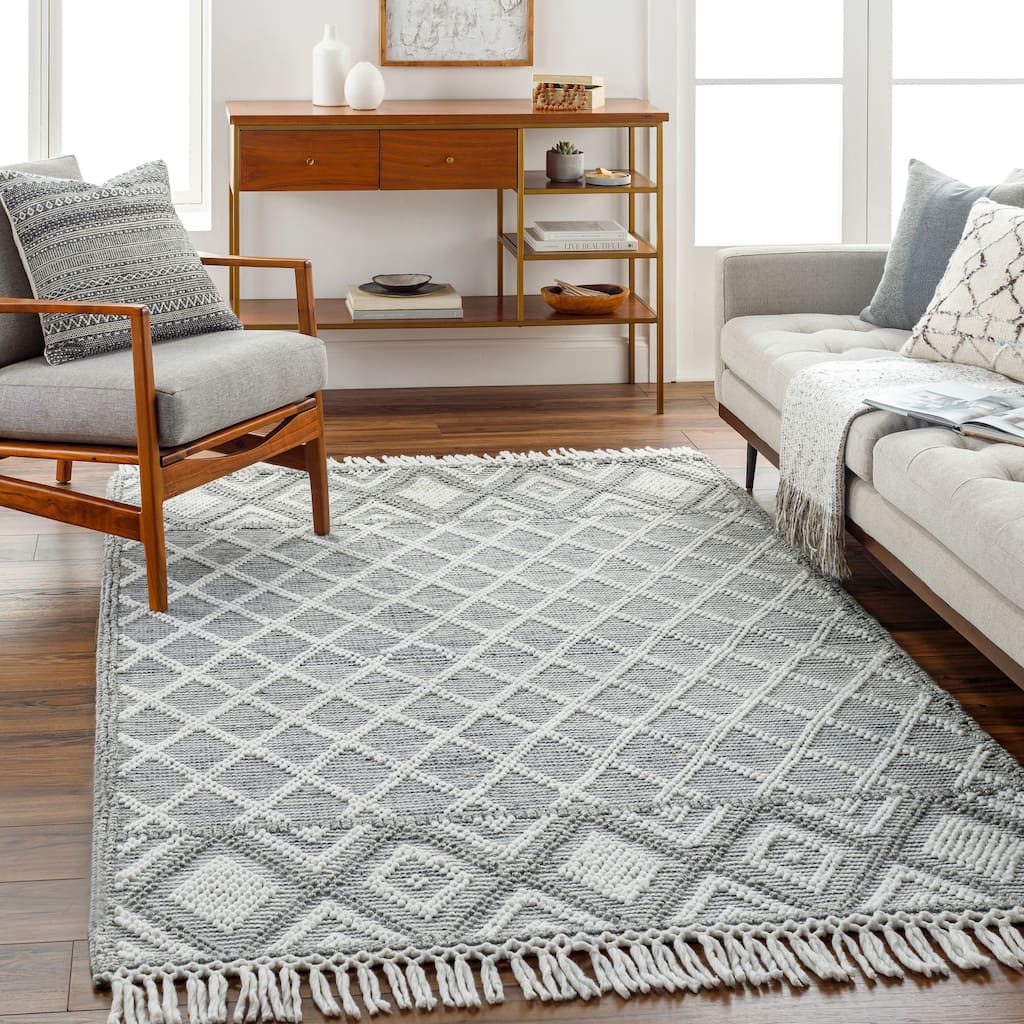 Livabliss Aadhya Handmade Indoor/ Outdoor Bohemian Area Rug