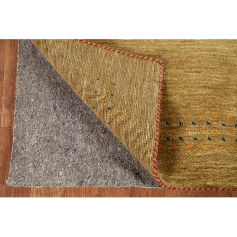 Little Animals Gabbeh Indian Accent Rug Hand-Knotted Wool Carpet - 2'11"x 5'3"