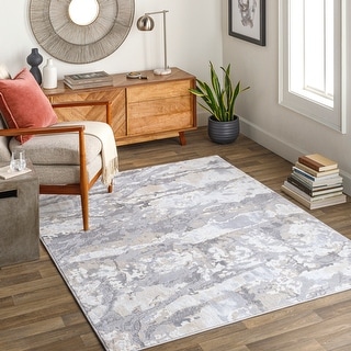 Artistic Weavers Perception Modern Marble Abstract Area Rug - Bed Bath ...