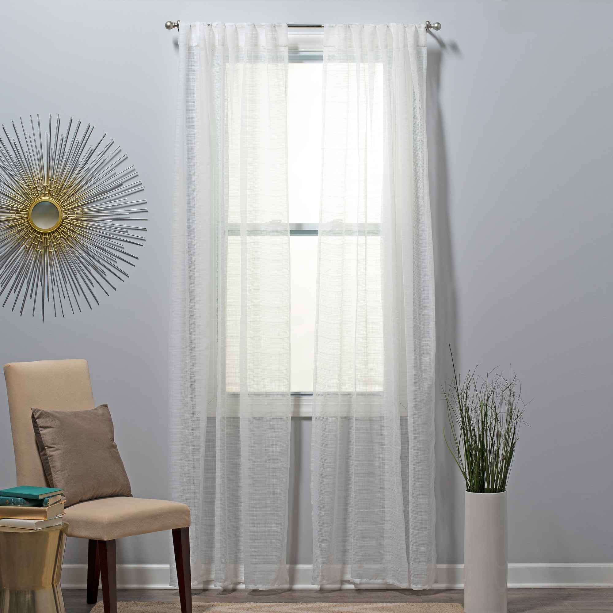 Back Tab, Sheer Curtains - Bed Bath & Beyond