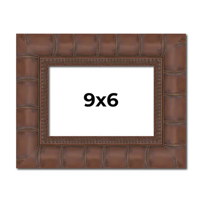 9x6 Frame Pewter Solid Wood Picture Frame Width 1.625 Inches | Interior Frame Depth 0.6875 Inches