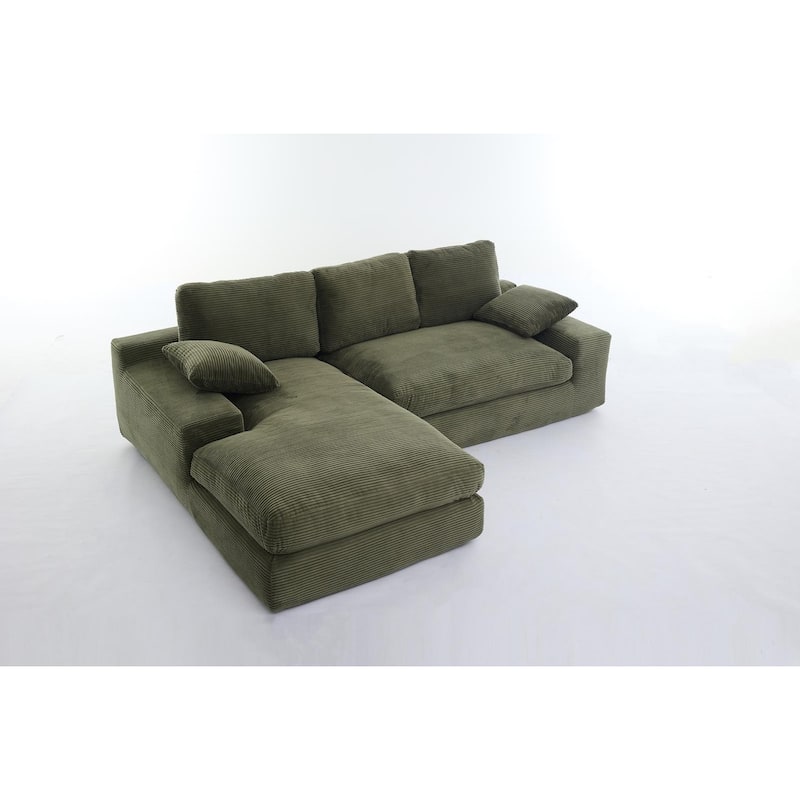 99x69" Modular Sofa,L-Shape Sleeper Couch,Modern Living Room Furniture