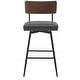 preview thumbnail 99 of 136, 26"/29" Faux Leather Swivel Counter/Bar Stools Set of 2/3