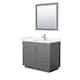 Option Dark Gray, Nickel Trim, Giotto Quartz Top