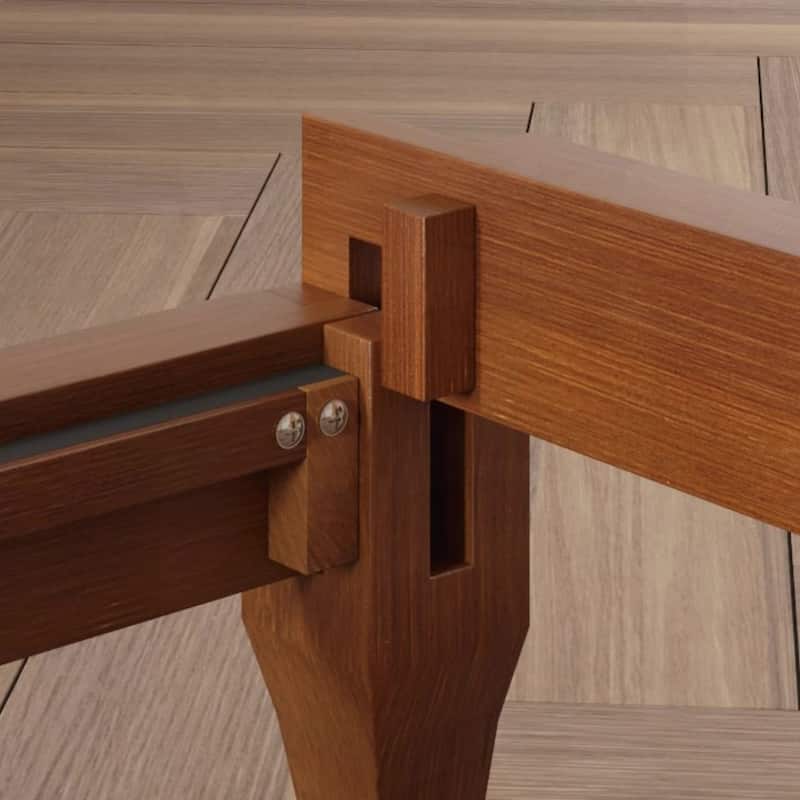 12 Inch Solid Dry Bamboo Wood Platform Bed Framewith Wood Slat Support,