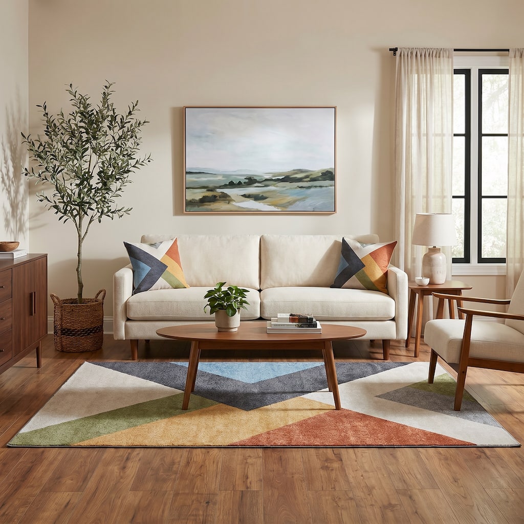 MDA Rugs Alloy Collection Modern Grey Area Rug