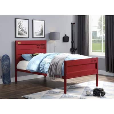 Cargo Container Style Panel Bed with Metal Frame