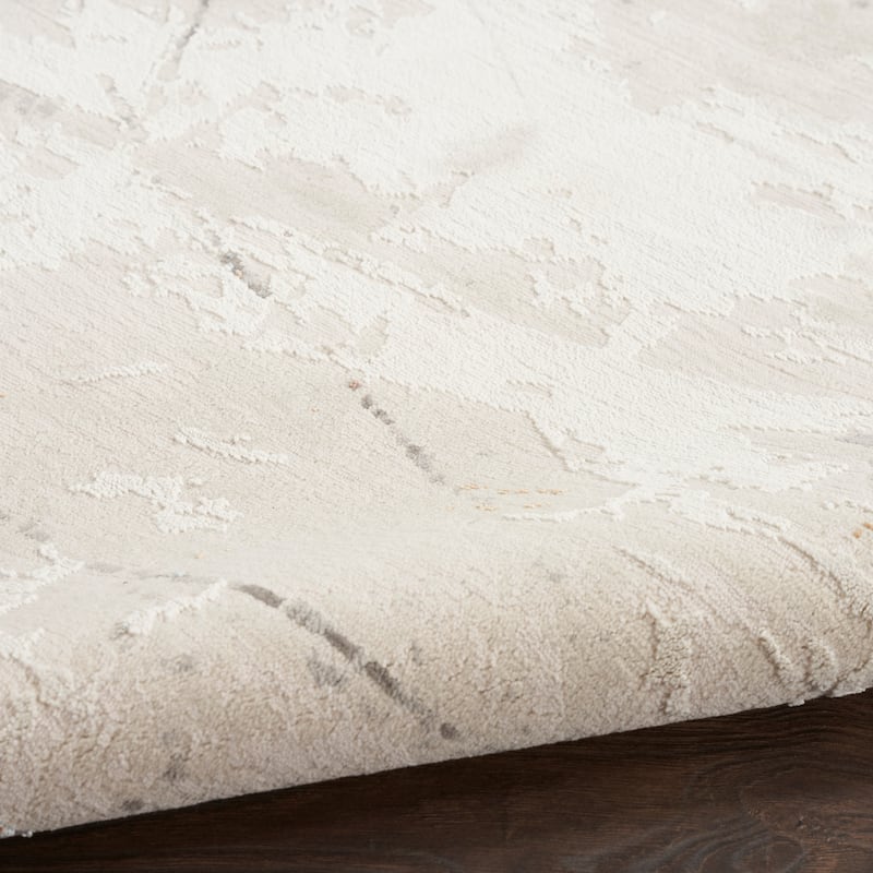Nourison Desire Indoor only Grey Abstract Area Rug