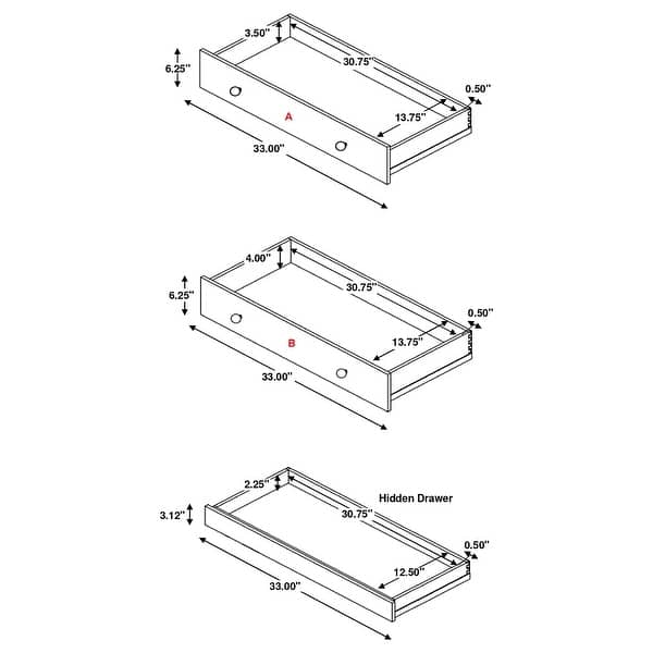 dimension image slide 3 of 5, Arini Coastal Wood 5-drawer Bedroom Chest