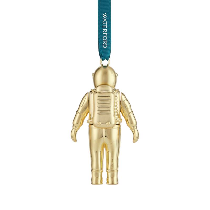 Waterford Christmas Spaceman Golden Ornament