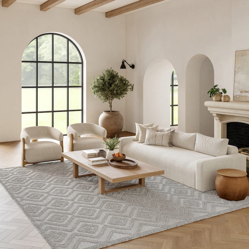 Nourison Versatile Indoor/Outdoor Geometric Flatweave Area Rug