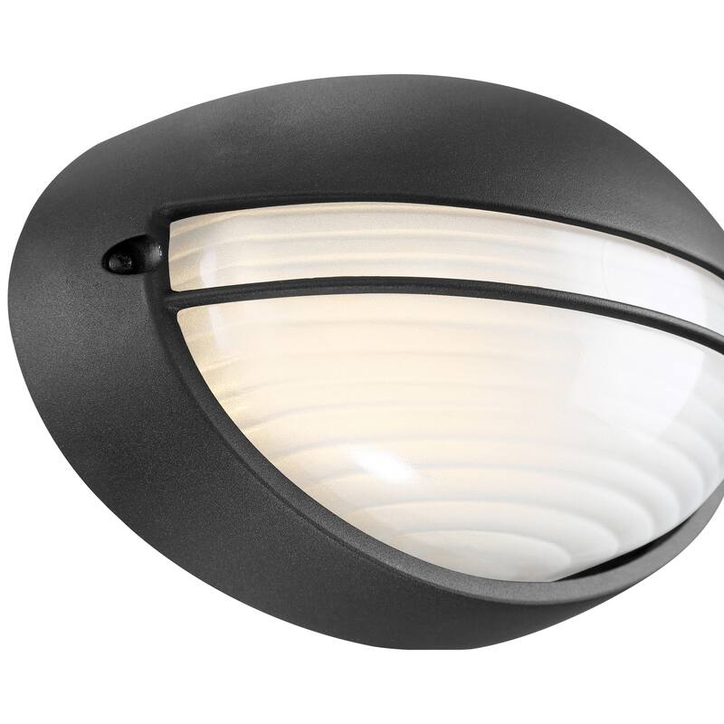 Access Lighting Clifton - LED Oval Outdoor Bulkhead - Opal Glass - Marine Grade - Dedicated LED