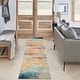 preview thumbnail 27 of 143, Nourison Modern Abstract Sublime Area Rug Sealife - Runner - 2' 2" x 12'