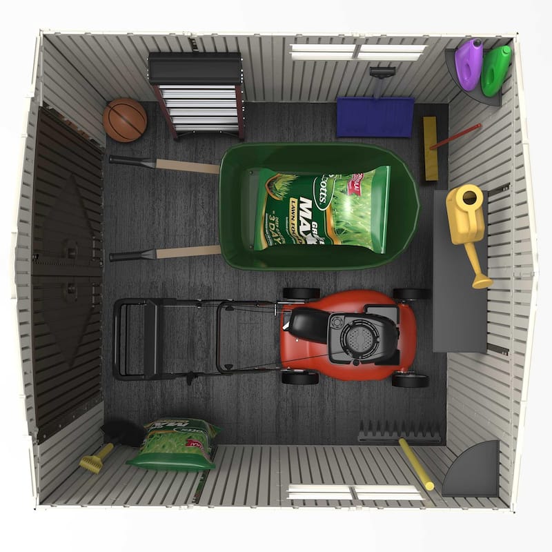 Lifetime 7 ft. x 7 ft. Deluxe Storage Shed