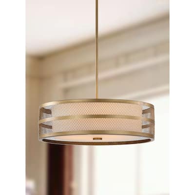 SAFAVIEH Lighting Greta Adjustable 4-light Veil Gold Pendant - 19.75"x19.75 "x9-45"