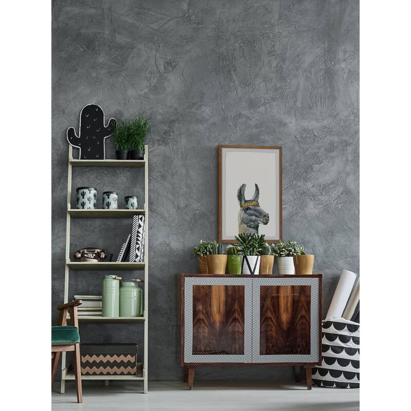 Llama Bandana III Framed Wall Art, Elegant Home Touch - Sophisticated Artwork for Refined Décor