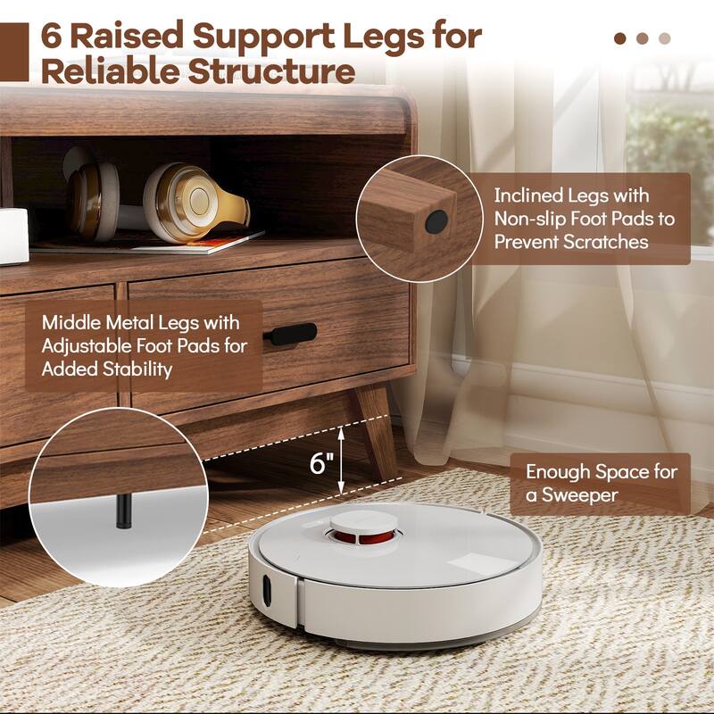 Gymax TV Stand for TVs up to 70'' Mid Century Modern Entertainment