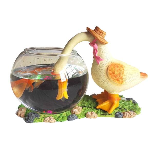 Shop Aquarium Round Glass Fish Bowl Betta Home Decoration