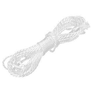 Twisted Nylon Mason Line White 8M/26 Feet 4MM Dia for DIY Projects ...
