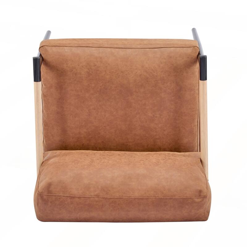 27.56" Modern Accent Chair with Plush Cushions