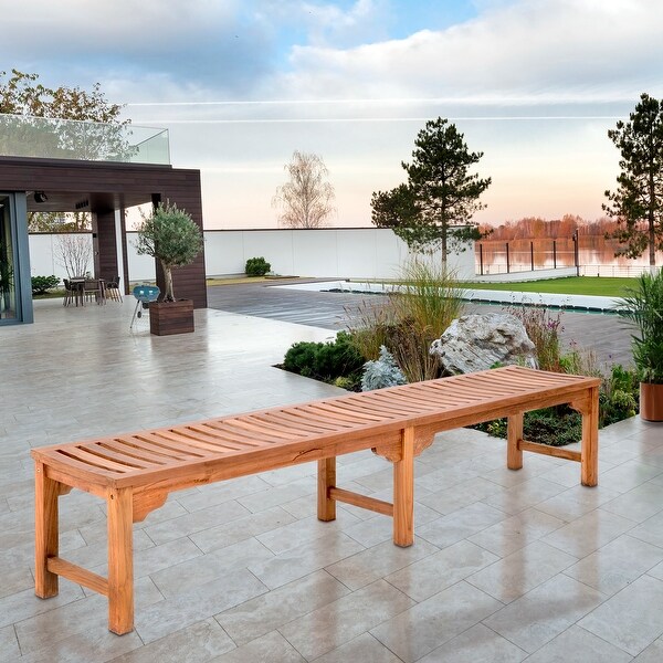 Outdoor 2025 backless bench