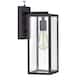 Dusk to Dawn, 1-Bulb 14.5" H Outdoor Wall Light with Transparent Glass - 15*5*7