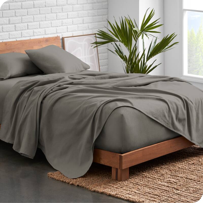 Bare Home Organic Cotton Flannel Sheet Set