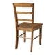 preview thumbnail 109 of 128, International Concepts Solid Wood Madrid Ladderback Chairs, Set of 2 - N/A