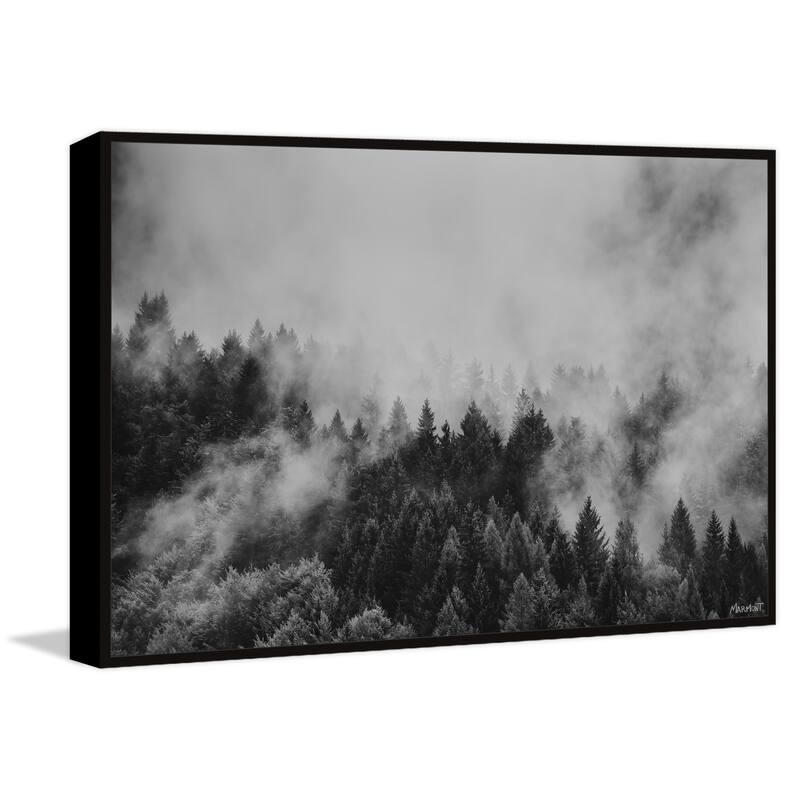 Let's Get Lost Floater Framed Print on Canvas
